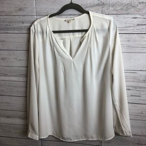 PLEIONE WHITE BLOUSE Long Sleeve – SZ L– D12